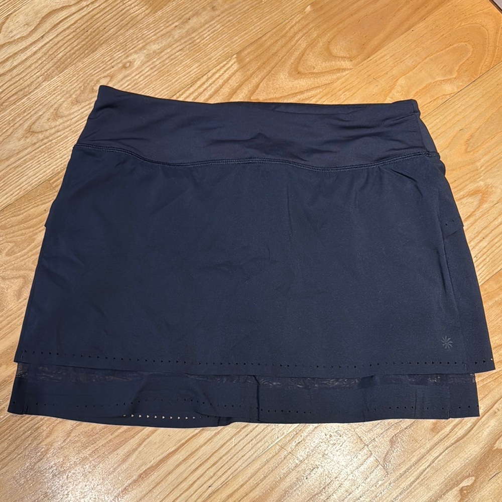 NWT *Athleta* Navy Laser Run Skort - Sz S